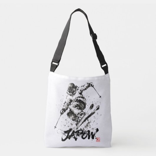 Sac Ajustable Snowboard Brush Art - Skier Light (Devant)