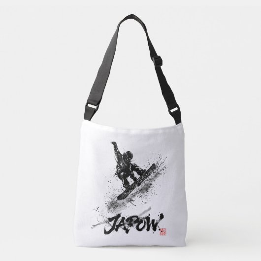 Sac Ajustable Snowboard Brush Art - Snowboarder Grab (Devant)