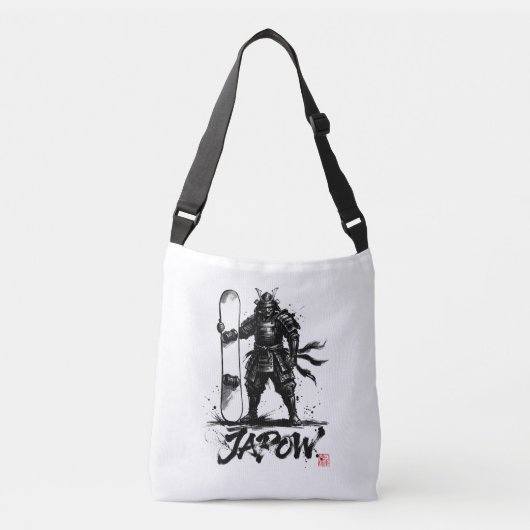 Sac Ajustable Snowboard Brush Art - Standing Samurai snowboard (Devant)