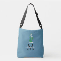 Snowdrops Fleurs Début Printemps Monogramme Person