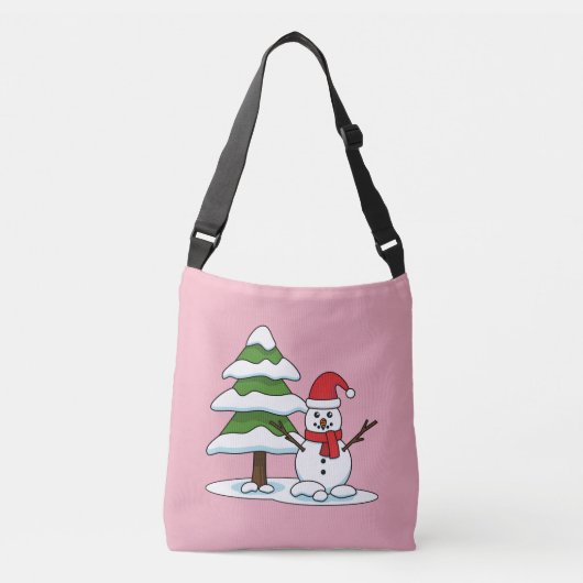 Sac Ajustable Snowman avec Snowman Pine Tree (Devant)