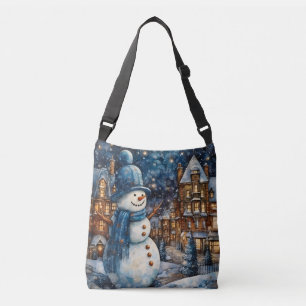 Sac Ajustable Snowy Winter Town Wonderland
