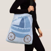 Sac Ajustable Soft Blue Baby Carriage Bokeh (De près)