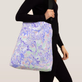 Sac Ajustable Soft Pastel Funky Boho Retro Marbre Abstrait (De près)