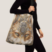 Sac Ajustable Solarpunk Red Wolf Steampunk inspiration (De près)