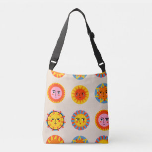 Sac Ajustable soleils Abstraits : motif sans couture ethnique.