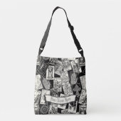 Sac Ajustable Sorcière gothique Cartes de Tarot Apothécaire (Dos)