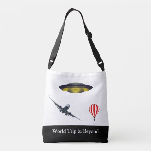 Sac Ajustable Soucoupe volante, avion et montgolfière (Dos)