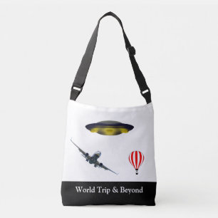 Sac Ajustable Soucoupes volantes, avion et montgolfière