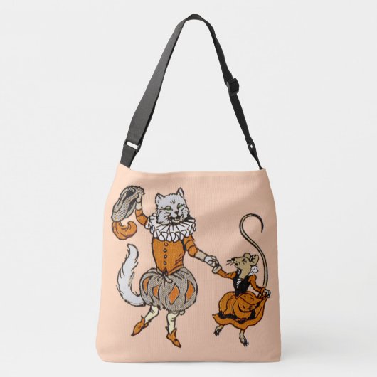 Sac Ajustable souris dansant avec une empreinte de chat (Dos)