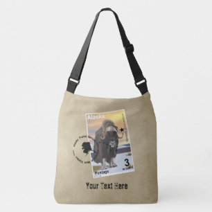Sac Ajustable Souvenir de Timbre Postage Muskox de l'Alaska