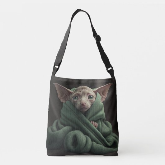 SAC AJUSTABLE SPHINX HAIRLESS CAT PURSES, TOUS SUR IMPRIMER FOUR (Dos)