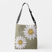 Sac Ajustable Springtime Dusty Sage Daisy Levé main (Dos)