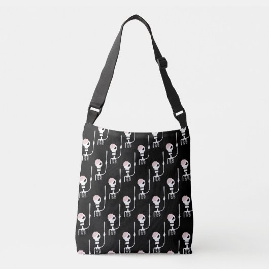 Sac Ajustable Squelette d'Halloween avec épée (Devant)