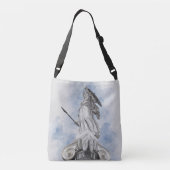 Sac Ajustable Statue grecque classique Athena Carte postale (Dos)