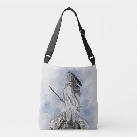 Sac Ajustable Statue grecque classique Athena Carte postale (Devant)