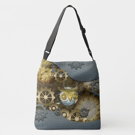 Sac Ajustable Steampunk, hibou   mécanique impressionnant (Dos)