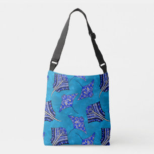 Sac Ajustable Stingray Tribal Bleu Océan
