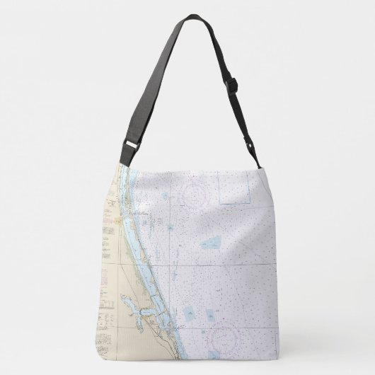 Sac Ajustable Stuart Floride Latitude Longitude Thème Nautique (Dos)