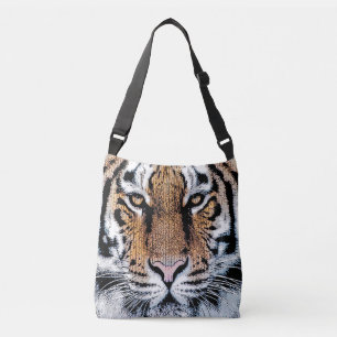 Sac Ajustable Style de presse graphique Wild Tiger Portrait