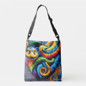 Sac Ajustable Style Graffiti conception de serpent (Dos)