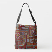 Sac Ajustable Style Patchwork Impression ethnique brodée (Dos)