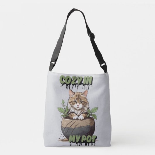 Sac Ajustable Style Pot Kitty Stripes Brown (Dos)