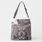 Sac Ajustable Style rustique - Panda rouge 2 (Dos)
