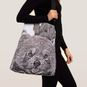 Sac Ajustable Style rustique - Panda rouge 2 (De près)