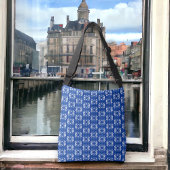 Sac Ajustable Style scandinave moderne Bleu Blanc Design