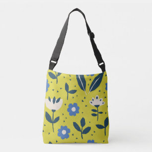 Sac Ajustable Style scandinave, motif sans couture fleurie.
