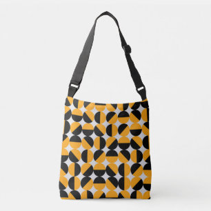 Sac Ajustable Style seventies, demi-cercles géométriques.