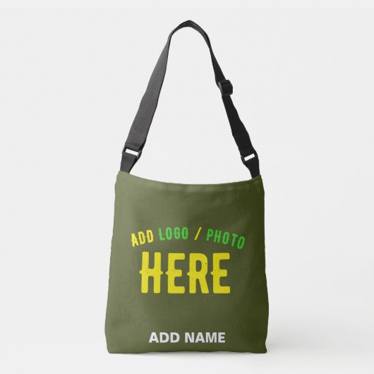 SAC AJUSTABLE STYLISH MODERNE ARMÉE VERT VÉRIFIÉ MARQUE (Devant)