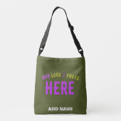 SAC AJUSTABLE STYLISH MODERNE ARMÉE VERT VÉRIFIÉ MARQUE (Dos)