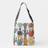 Sac Ajustable Succulents, cactus : mignon motif floral. (Dos)