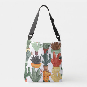 Sac Ajustable Succulents, cactus : mignon motif floral.