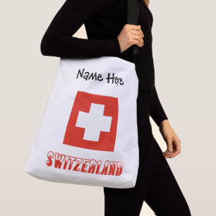 Sac Ajustable Suisse et drapeau suisse personnalisés