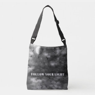Sac Ajustable Suivez Votre Lune Lumière et Nuages Croix Céleste