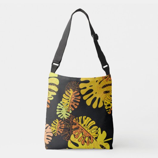 Sac Ajustable Summer Tropical Feuille Design Vintage (Devant)