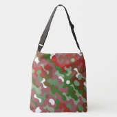 Sac Ajustable Super Funky Retro Boho Rouge et Vert Noël (Dos)