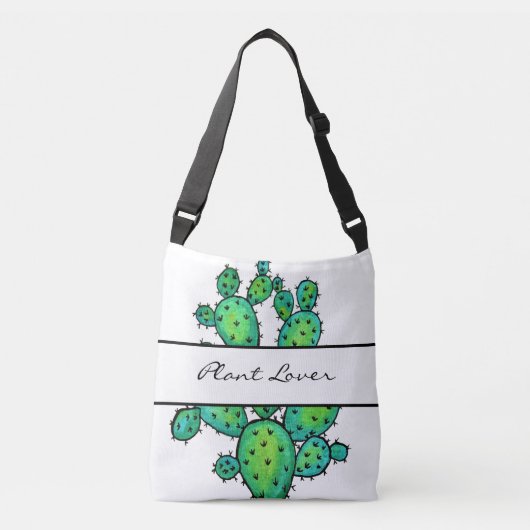 Sac Ajustable Superbe aquarelle prickly Cactus (Devant)