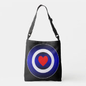 Sac Ajustable Symbole Cercles de Fierté en cuir (Dos)