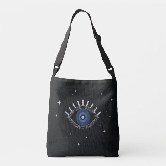 Sac Ajustable Symbole de talisman oculaire bleu (Dos)