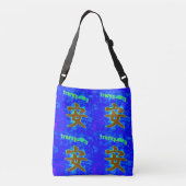 Sac Ajustable symbole de tranquillité chinois bleu (Dos)
