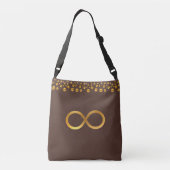 Sac Ajustable Symbole d'infini doré (Dos)