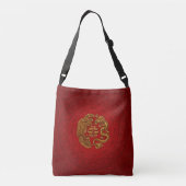 Sac Ajustable Symbole du Bonheur avec Phoenix et Dragon (Dos)