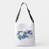 Sac Ajustable Symbole infini de papillons Morpho bleus (Dos)