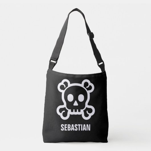 Sac Ajustable Symboles simples / Icônes - SKULL & BONNES + idées (Devant)