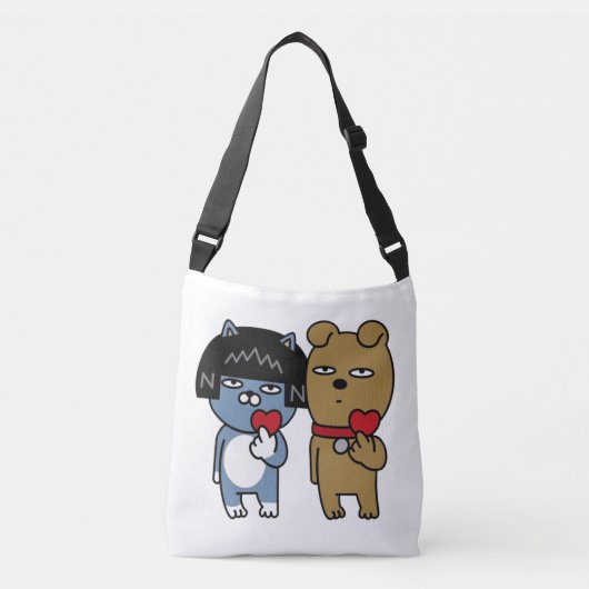 Sac Ajustable T-shirt Couple - Frodo & Neo (Devant)