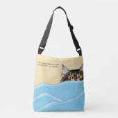 Sac Ajustable Tabby Chat Pékin Bleu Drôle (Devant)